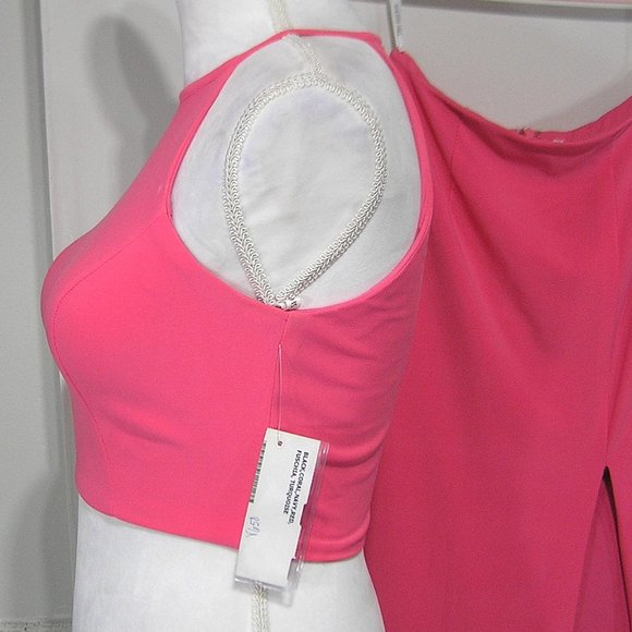 SHERRI HILL 2 Piece DRESS CORAL Size 2 - Picture 9 of 16